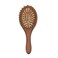 Sandalwood Hairbrush for Women Paddle Hairbrush with Bamboo Bristles Cute Animal Shaped Anti-Static Hair Brush for Curly Hair