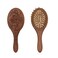 Sandalwood Hairbrush for Women Paddle Hairbrush with Bamboo Bristles Cute Animal Shaped Anti-Static Hair Brush for Curly Hair
