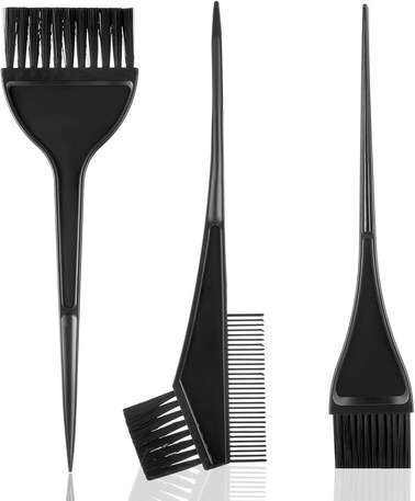 Hair Coloring Brush Set 3Pcs Hair Dye Applicator Brush Hair Dye Brushes Tinting Comb Sharp Tail Comb Mixer Hair Dye Kit For Hair Tint Dying Coloring Applicator Tool Home And Salon Use