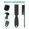 10 Pcs Barber Clipper Cleaning Brush, Barber Accessories Cleaning Supplies, Blade Trimmer Cleaning Mini Brush Bulk Set Duster Manicure Nylon Brush Hair Styling Brush Tool (Black)