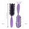 Detangling Hair Brush Nylon Bristles 7 Row Teasing Womens Brush For Thick Hair Small Travel Hairbrush Brush For Hair 1 Pcs. (Lavender)