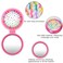 18 Pcs Folding Travel Mirror Hair Brushes Round Folding Pocket Hair Brush Mini Portable Compact Hair Brush with Mirror for Women Girls