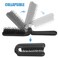 Ancable 2Pcs Travel Folding Hair Brush, Collapsable Portable Pocket Boar Bristle for Thin/Thick Hair, Mini Hairbrush for Men Women Kids, Wet/Dry Hair, Restore Shine, Black