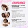 Punky JM Wide-tooth Comb Pink, No Handle Detangler Comb, Detangles Hair, Eliminates Mats, Coils and Prevents Hair Breakage - Works on Wet or Dry Natural, Thick, Wavy, and Curly Hairs