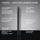 Limitless 8.5" Carbon Cutting Comb with Rounded Tips and Sectioning Tooth for Cutting, Sectioning, Styling, and Detangling, Heat Resistant to 450&deg;F