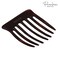 Parcelona French Fingers Seven Teeth Large 2 Pieces Celluloid Acetate Tortoise Shell Hair Side Hair Combs