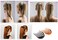 UPSTORE Hair Accessory Hair Comb, 2PCS Heightening Ponytail Insert for Hairstyle Styling Beauty Tool, Plastic, Black, Brown