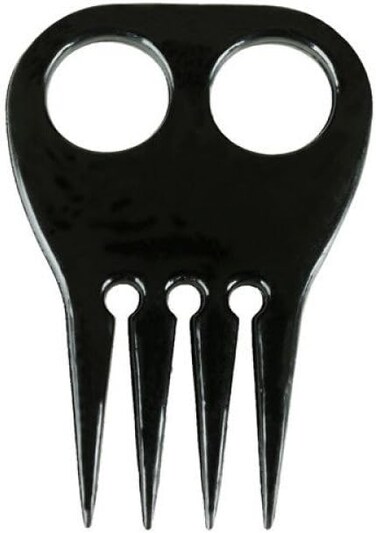 Horze Mane plaiting Comb, Black