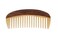 Hair Comb Wooden Sheep or Cow Horn Comb Smooth Luxury Set Comb, Anti-Static YTB Comb 5-11 with Case