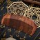 Wooden Hair Comb Anti-static Handmade Apple Lacquer 2-11