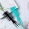 Retro Women Men Oil For Head Styling Hairbrush Double-Sided Wide Tooth Hair Comb Pick Fish Bone Shaped Fork Salon Hairdressing Tool Hair Combs For Women Accessories Fine Hair, Blue