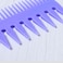 Retro Women Men Oil For Head Styling Hairbrush Double-Sided Wide Tooth Hair Comb Pick Fish Bone Shaped Fork Salon Hairdressing Tool Hair Combs For Women Accessories Fine Hair, Blue
