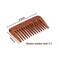 Svatv Handcrafted Rosewood Comb For Detangling Hair For Thick, Curly And Wavy Hair, Non-static And Eco-friendly With Wide Tooth For Grooming Hair Comb - (S-1)
