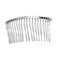 LOVEF 10 Pcs 20 Teeth Comb Silver Fancy DIY Metal Wire Hair Comb Clips Bridal/veil/crafts 3in by Velvet Bridal