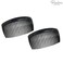 Parcelona French Glossy 23 Teeth Large 4 1/4" Celluloid Acetate Set of 2 No Slip Grip Side Hair Combs for Women, Made in France (Black)