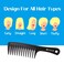 HYOUJIN Two Set Large Wide Tooth Comb Detangling Wet or Dry Combs for Shower, Hair Styling Brush for Natural, Curly, Long Hair for Women and Men