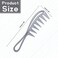 2 Pcs Wide Tooth Comb Curly Hair Comb Large Tooth Combs Shark Teeth Hair Combs Hair Styling Accessories Curl Comb for Brushing Out Curls Wig Comb Texture Comb for Men Women