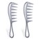 2 Pcs Wide Tooth Comb Curly Hair Comb Large Tooth Combs Shark Teeth Hair Combs Hair Styling Accessories Curl Comb for Brushing Out Curls Wig Comb Texture Comb for Men Women