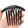 Honbay 6PCS Plastic 7 Tooth French Twist Combs Hair Side Combs Clips Accessory for Women and Girls (4Inch)