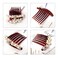Honbay 2PCS 7 Teeth Hair Side Combs Pearl Crystal Rhinestone Floral Twist Combs Rhinestone Flower Hairpin Decorative Hair Combs Accessories for Women (2 Style)