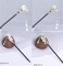 Healeved 4 PCS Chinese Hair Sticks Chinese Traditional Flower Hair Sticks Hair Chopsticks for Women Vintage Tassel Hair Pin Chinese Style Hairpin Wooden Hair Sticks for Thick Hair