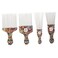 Mikinona 4Pcs Afro Pick Comb Wide Tooth Detangling Styling Combs for Curly Hair Hair Picks for Natural Afro Hair Care and Styling