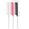 3 Pcs Rat Tail Comb Steel Pin Rat Tail Carbon Fiber Teasing Combs Retractable Pintail Combs for Salon Hair Stylist White Black Red