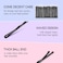 240 Pcs Bobby Pins Black, MORGLES 2.2 Inches Bobby Hair Pins for All Hair with Box