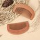 Mozeat Lens Natural Peach Wood Comb, 2 Pack Mini Wooden Comb Anti-Static Comb Close Tooth Comb Small Travel Combs Pocket Sized Fine Tooth Detangling Hair Comb for Curly-haired Women and Men's Beard