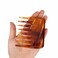 Travel Wide and Mini Detangling Comb - Portable Pocket Hair Styling and Shower Comb for Curly, Thick, and Wet Hair, Tiny Purse Comb for Women, Beard Comb for Men - 1 Pack