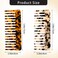 Cellulose Wide Tooth Comb, 6 Inches Large Detangling Hair Combs Shower Comb Portable Travel Curly Hair Comb Styling Hair Brush for Women Curls/Wavy/Dry/Wet/Long/Thick Hair (2 PCS,Tortoise Shell,Ivory)