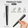 2 in 1 Barber Comb for Hair Stylist, 6 Pieces Carbon Fiber Salon Hairdressing Comb Professional Flat Top Cutting Combs All Purpose Heat Resistant Fine and Wide Tooth Comb, Hairstylist Must Haves Tool