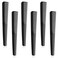 2 in 1 Barber Comb for Hair Stylist, 6 Pieces Carbon Fiber Salon Hairdressing Comb Professional Flat Top Cutting Combs All Purpose Heat Resistant Fine and Wide Tooth Comb, Hairstylist Must Haves Tool