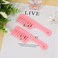 Mini Wide Tooth and Travel-Size Detangling Combs - 2 Pcs Portable Plastic Combs for Styling Curly, Long, Wet Hair