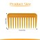 Mini Wide Tooth Comb, Small Travel Detangling Comb Pocket Curly Hair Comb Portable Styling Comb Shower Wet Comb for Women, Beard Comb for Men, No Handle Design (1 Pack）