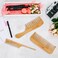 Natural Bamboo Comb Set Anti-Static Fine Wide Tooth Wooden Comb For Detangling Styling Thick Thin Straight Hair For Men or Women,Rat Tail Comb For Teasing Strands &amp; Post Styling,3PCS