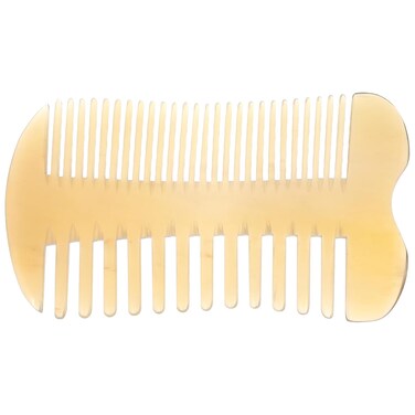 OX Horn Comb - Handmade Double-Sided Wide Tooth Anti-Static Massage Comb for Men &amp; Women