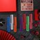 10 Pieces Hair Styling Combs Set: Fine Tooth Comb, Cutting Comb, and Clipper Comb for Home or Salon Use (Eye-catching Colors)