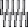 Patelai 10 Pieces Hair Cutting Comb Fine Tooth Styling Barber Styling Hair Clipper Cutting Comb for Home Salon Barber(Black)