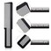 10 Pieces Hair Styling Comb Set - Fine Tooth Comb, Barber Comb, Clipper Comb for Home and Salon Use (Black, White, Pink)
