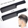 10 Pcs Barber Clipper Cleaning Brush and 2 Pcs Beard Comb, Barber Accessories, Beard Styling Detangling Combs, Blade Trimmer Cleaning Mini Brushes Bulk Set, Beard Hair Combs Tool Set(Black)