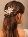 YERTTER Gold Pearl Hair Comb Style 2 for Wedding Brides Bridesmaid Flower Girl Prom Birthday Party