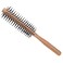 FOMIYES Wooden Comb, Round Hair Brush Mini Quiff Roller for Women Men Thin Hair Bangs Beard Styling Lifting Curling Hairstyling Tool