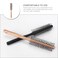 FOMIYES Wooden Comb, Round Hair Brush Mini Quiff Roller for Women Men Thin Hair Bangs Beard Styling Lifting Curling Hairstyling Tool