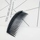 4 Pieces 24 Teeth Hair Side Combs French Comb Side Hair Combs Plastic Hair Clip Clamp Hair Clip Combs Hair Accessory for Women and Girls, Black, Brown