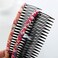 5Pcs Floral Pattern Hair Side Combs Pin Clip Headdress with Teeth for Lady Women Girls, Color Random