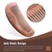 Anti-Static Peach Wood Comb with Fine Tooth &ndash; Wooden Comb for Women, Gentle Scalp Massage &amp; Smooth Styling for Curly/Thick/Straight Hair