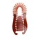 Fodattm 3PCS Women Stretch Flexible Hair Combs Tooth Headband Interlocking Banana Clip Clincher Two Sides Hair Comb Elongated Ponytail Holder Hair Styling Tool (Coffee)