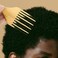 2 Pack Bamboo Comb Set for Afro Hair Bamboo Hair Pick Natural Anti-Static Picks Wide-Tooth Afro Lift Combs Long Tooth Detangling Combs for Men and Women Thick Curly Hair Styling