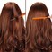 3 Packs Rat Tail Comb Steel Pin Rat Tail Carbon Fiber Heat Resistant Teasing Combs with Stainless Steel Pintail (Orange)